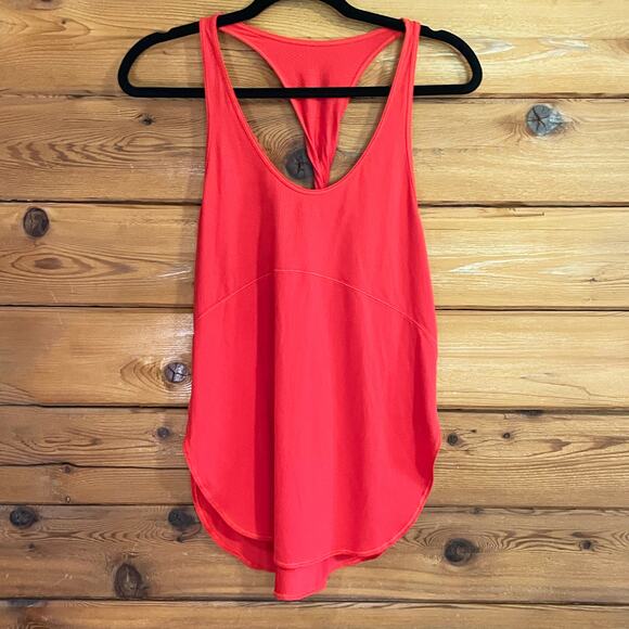 Lululemon Red twist back Tank top Size 8 - Picture 1 of 5